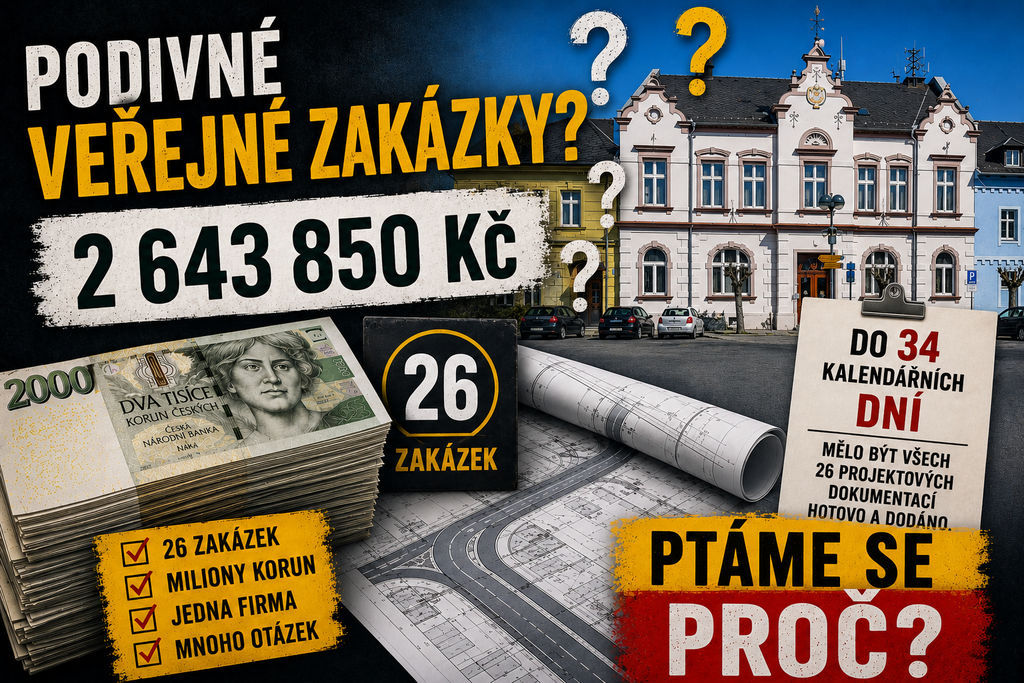 Zakázky na 26&nbsp;projektových dokumentací?