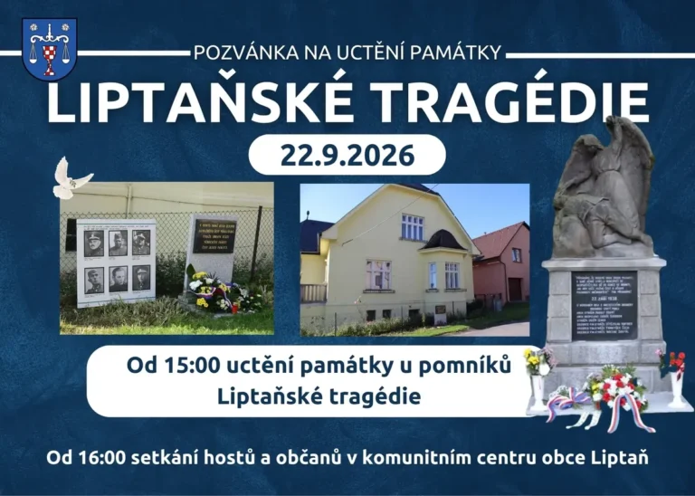 Uctění památky Liptaňské tragédie