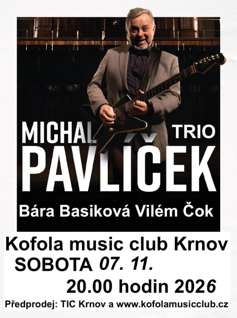 Michal Pavlíček trio hosté: Vilém Čok & Bára Basiková