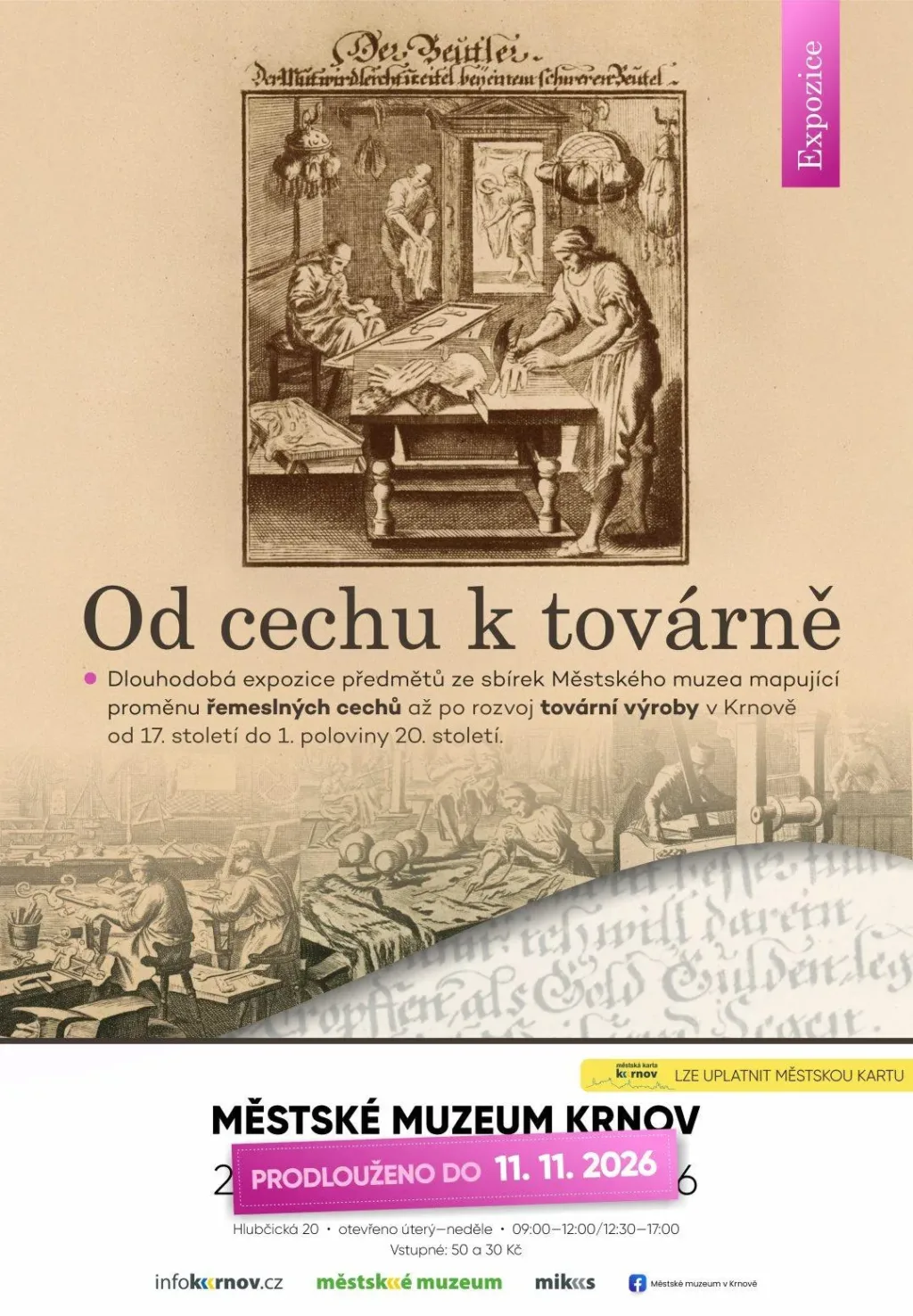 Plakát: Od cechu k továrně