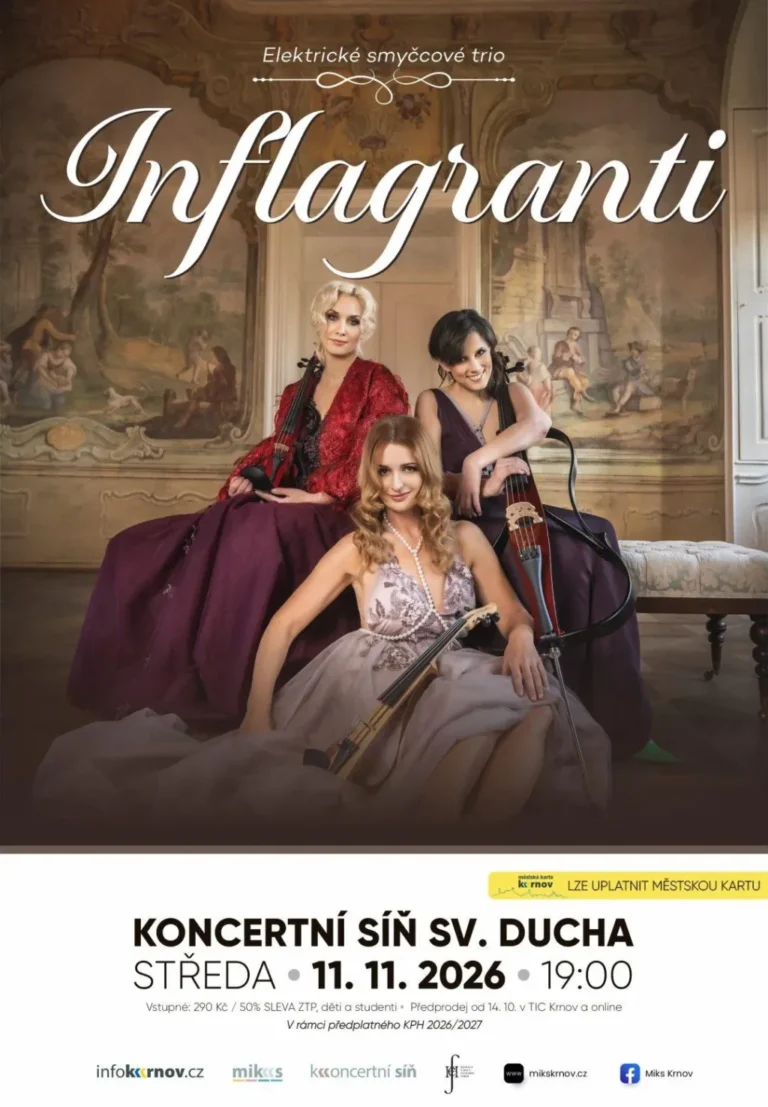 Plakát: Inflagranti - elektrické smyčcové trio